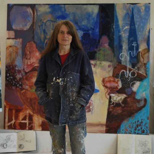 Olivia Irvine in her studio 3